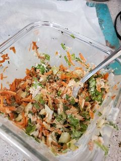 A picture of Tuna salad.