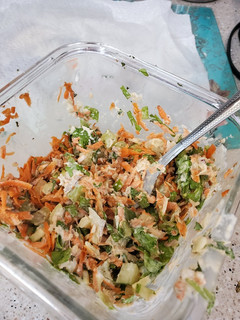 A picture of Tuna salad.