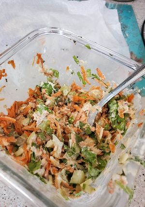 A picture of Tuna salad.