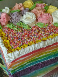 Foto resep 57.Rainbow cake