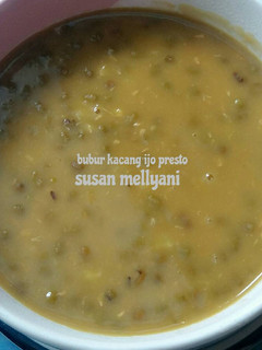 Foto resep Bubur kacang ijo presto