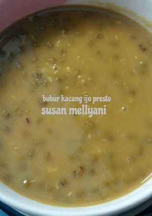 Foto resep Bubur kacang ijo presto