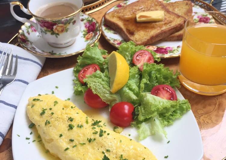 Resep French Omelette Anti Gagal
