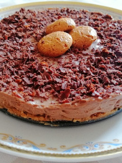 Foto di Cheesecake alla Nutella e amaretti