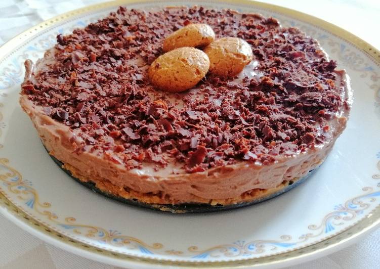 How to Prepare Ultimate Cheesecake alla Nutella e amaretti