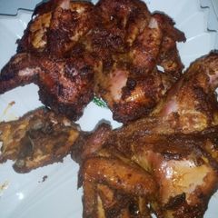 Roasted chicken A picture of Roasted chicken.