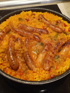 Una foto de Arroz con longaniza