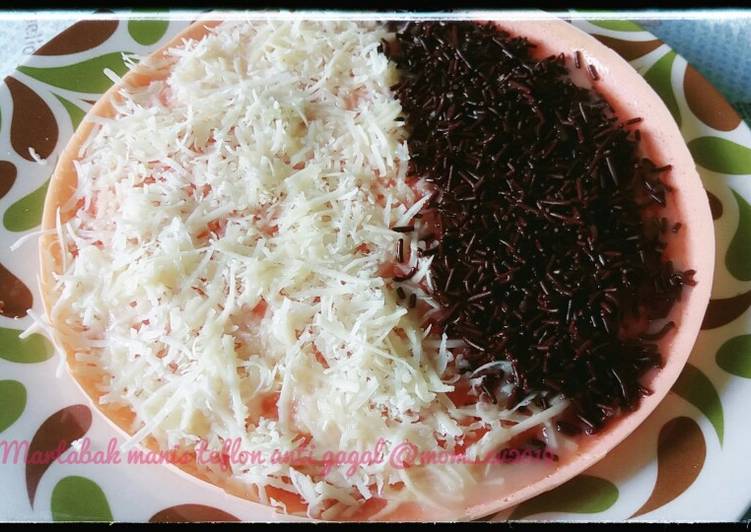 Resep Martabak manis teflon so simple dan so yummy😍😍 Anti Gagal