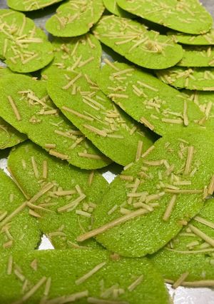Foto resep Lidah Kucing Pandan Keju