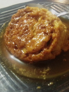 Una foto de Flan en microondas