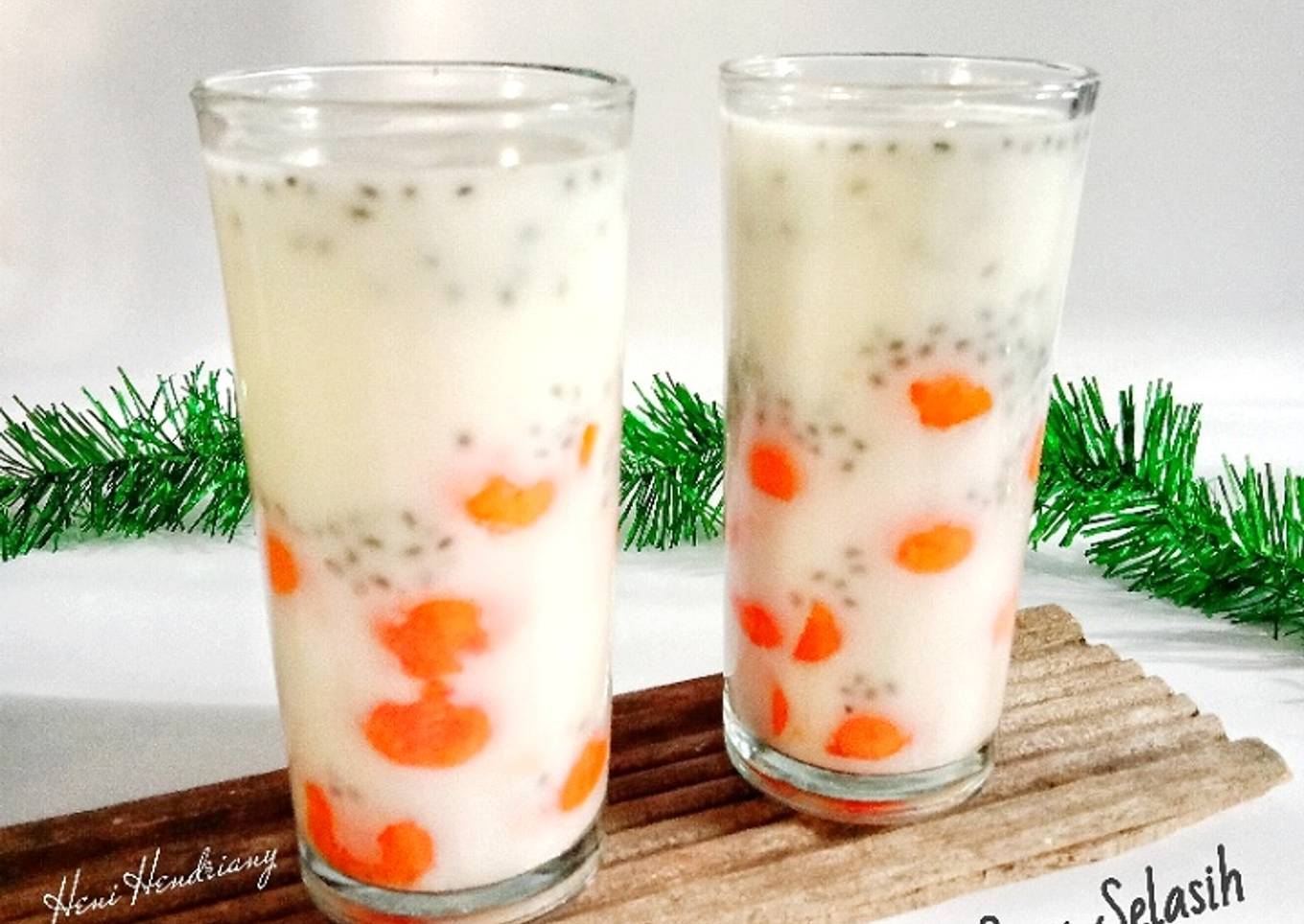 Es Susu Pepaya Selasih 🍧