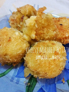 Foto resep Cheesy mashed potato (perkedel kentang isi keju)