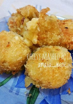 Foto resep Cheesy mashed potato (perkedel kentang isi keju)