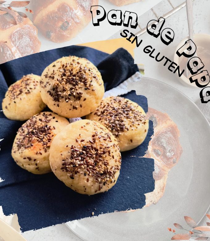 Una foto de Pan de Papa SIN GLUTEN Y SIN HORNO