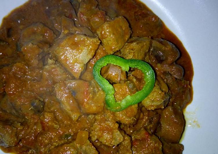 How to Cook To Try At Home Wet fry liver #authormarathon