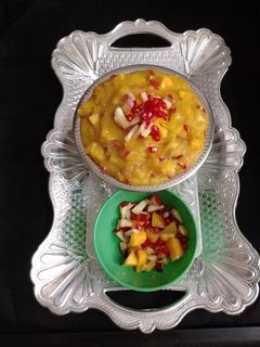 விரத ஸ்பெஷல்,*கல்யாண வீட்டு ஃபுரூட் ரவா கேசரி*(fruit rava kesari recipe in tamil) செய்முறை முக்கிய புகைப்படம்