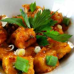 รูปของ Tahu tepung pedas manis