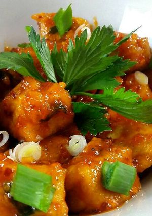Foto resep Tahu tepung pedas manis