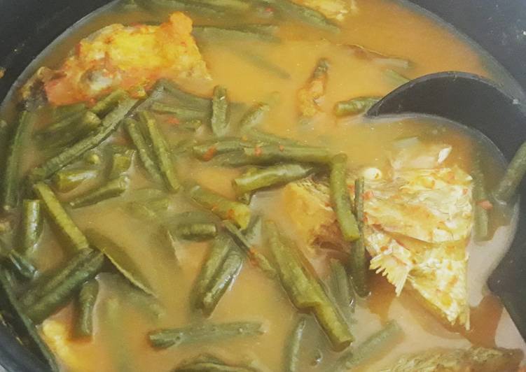 Resep Ikan Asam Pedas Kacang Panjang, Enak Banget