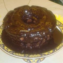 A picture of Sahar’s Chocolate Cake.