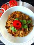 Chhatu Besara / Mushrooms in mustard & poppy seeds Curry