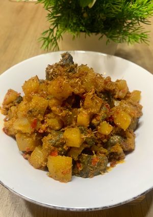 Foto resep Sambal kentang ati
