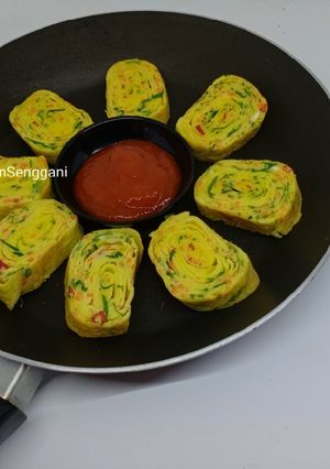 Foto resep Telur Dadar Gulung