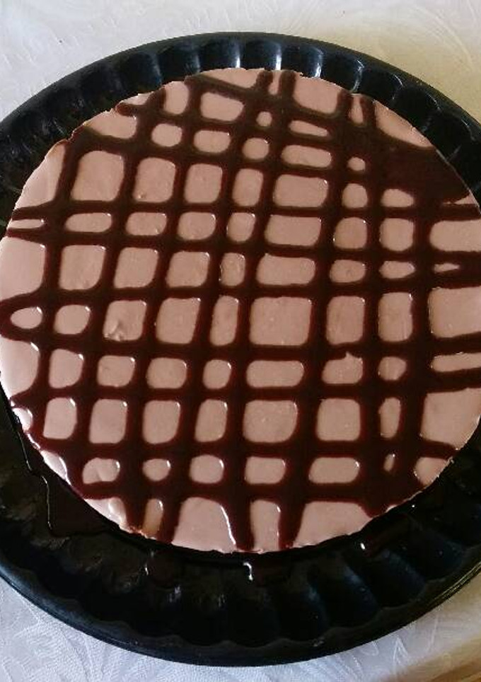 Una foto de Cheesecake de Nutella