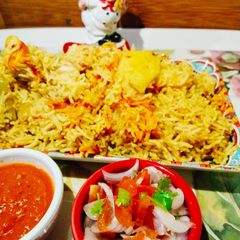 A picture of Chicken pulao in my style.