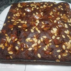 A picture of Oats jaggery cake.