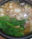 Lẩu gà hầm sả