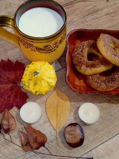 Sütőtökös, fahéjas fánk recept fotója
