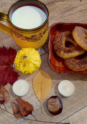 Sütőtökös, fahéjas fánk recept fotója