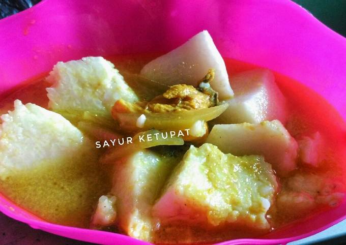 Sayur ketupat labu Siam