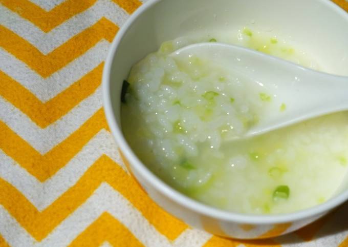 Zucchini congee (8 months baby food)