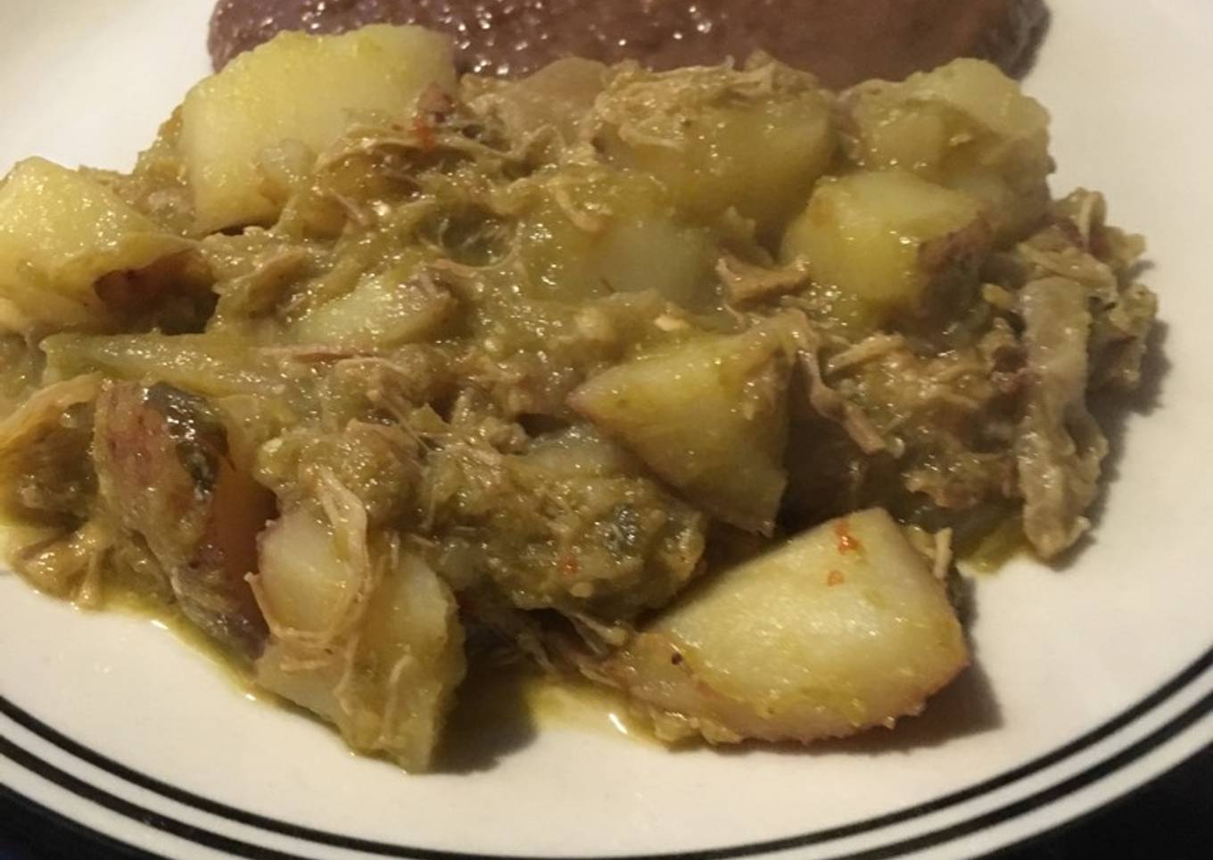 Carnitas de Cerdo con Papas