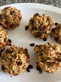 Cupcakes saludable de manzana con arroz basmati