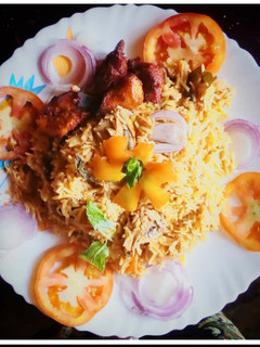 சிக்கன் பிரியாணி & சிக்கன் (Chicken biryani recipe in tamil) செய்முறை முக்கிய புகைப்படம்