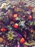 Col rizada crujiente con calabaza