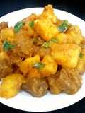 Kappa Erachi biryani (Tapioca beef biryani)