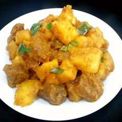 A picture of Kappa Erachi biryani (Tapioca beef biryani).