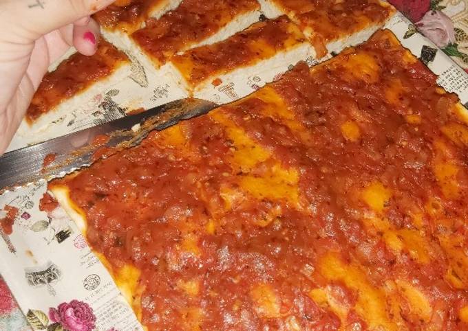 Masa de pizza fácil y rápida - Pizca de Sabor