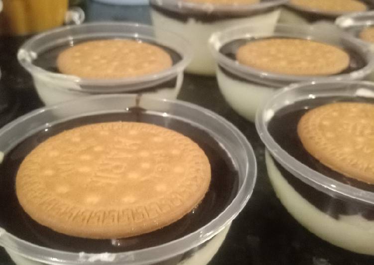 10 Resep: Dessert box puding busa regal yang Enak Banget!