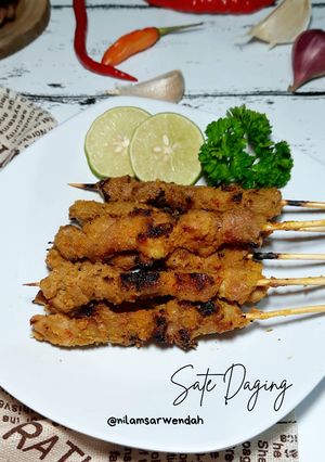 Foto resep Sate Daging Bumbu Kuning