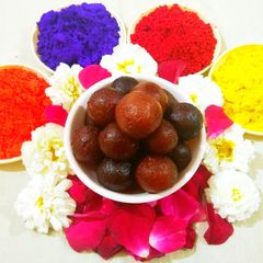 A picture of Mawa Gulab Jamun.