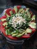 Ensalada de la huerta con Palta