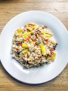 A picture of Pineapple, Omelette Fried Rice.