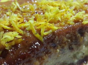 Una foto de Flan de mijo