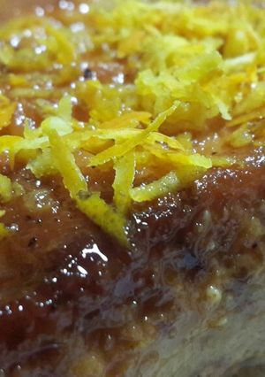 Una foto de Flan de mijo
