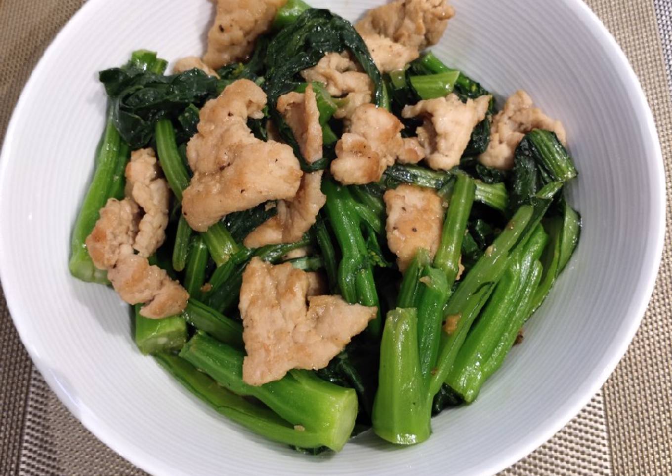 Choisam with Slice Pork